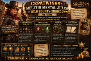 Jangan biarkan emosi menguasai Anda. Pelajari cara melatih kesabaran lewat simulasi Wild Bounty Showdown offline bersama cepatwin99.