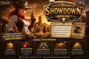 Ikuti kisah petualangan Cass si penembak jitu di Wild Bounty Showdown offline bersama cepatwin99. Rasakan atmosfer barat yang menegangkan!
